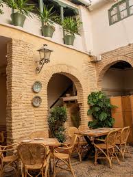 Patio cordobés para cena flamenca en Córdoba
